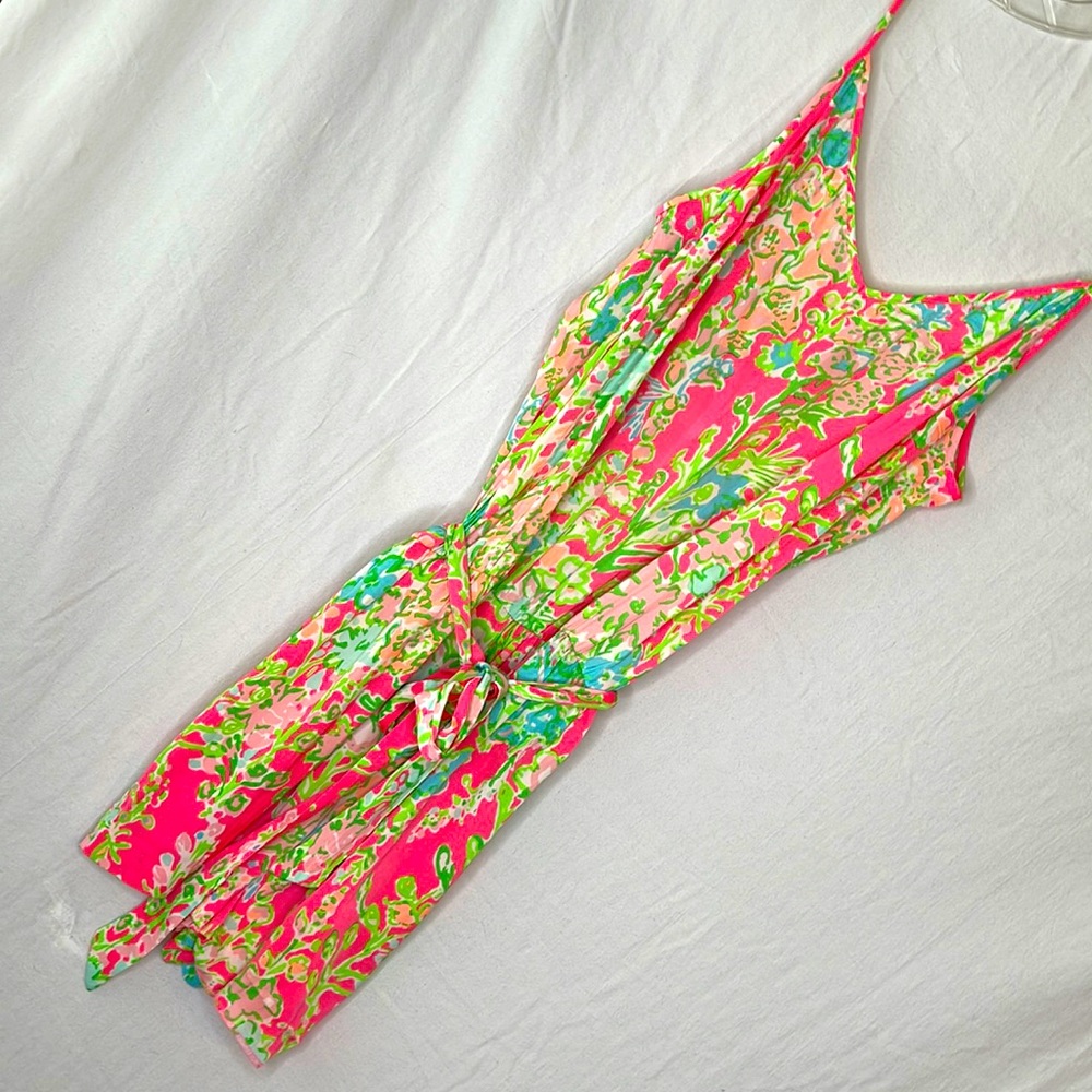 Lilly Pulitzer romper- 100% poly, adjustable straps